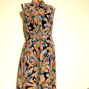 Sweet Pea flora halter midi dress by Stacy Frati size large
